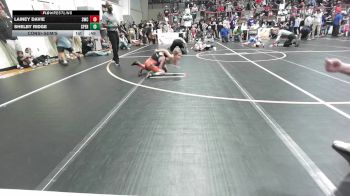 58 lbs Consolation - Lainey Davie, Salina Wrestling Club vs Shelby Ridge, Sperry Wrestling Club