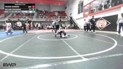 46 lbs Final - Tucker Hawkins, Checotah Matcats vs William Craghead, Sallisaw Takedown Club