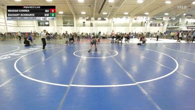 124 lbs Round Of 32 - Neadan Correa, Milford vs Zachary Schwartz, Newtown