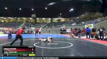 160 lbs Round 2 (4 Team) - Price Pothier, 6A Newberg vs Finn Schuller, 6A Bend