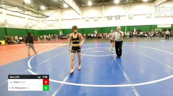 126 lbs Round Of 16 - Joeseph Clem, Wantagh vs Nik Massaro, St Joesphs Collegiate