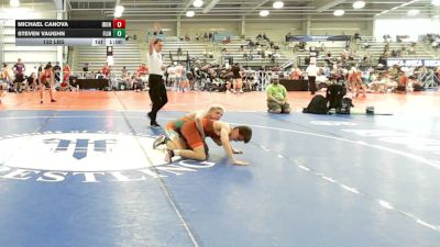 132 lbs Rr Rnd 1 - Michael Canova, Iron Faith Gold - HSB vs Steven Vaughn, Flint Tropics - HSB