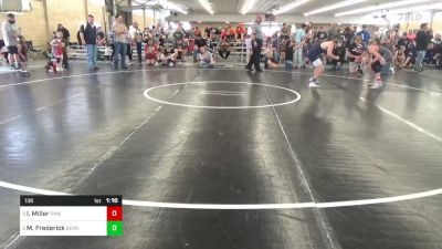 136 lbs Consolation - Isaiah Miller, Pine Grove vs Mason Frederick, Bernville