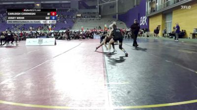 117 lbs 2nd Wrestleback (16 Team) - Carleigh Czerneski, Adrian College vs Josey Wehr, Eastern