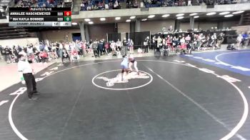 115 lbs Champ. Round 2 - Ma`Kayla Bonner, Unattached vs Annalee Haschemeyer, Canton