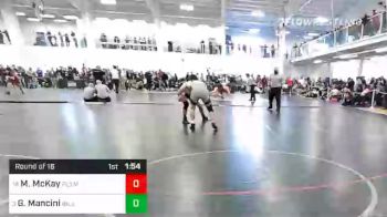 170 lbs Round Of 16 - Mark McKay, Plymouth North vs Gavin Mancini, Billerica