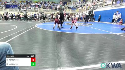 46 lbs Round Of 16 - Kennedy Ashton, Bartlesville Wrestling Club vs Grant Mullen, Perry Wrestling Academy