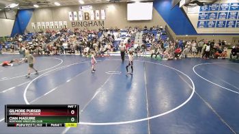 60 lbs Champ. Round 2 - Gilmore Purser, Charger Wrestling Club vs Cian Maguire, Northside Wrestling Club