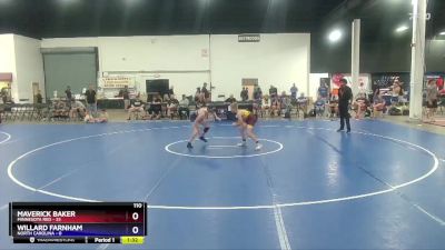 110 lbs Round 2 (6 Team) - Maverick Baker, Minnesota Red vs Willard Farnham, North Carolina