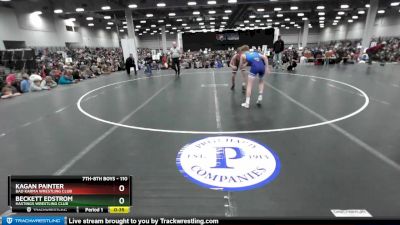 110 lbs Semifinal - Beckett Edstrom, Hastings Wrestling Club vs Kagan Painter, Bad Karma Wrestling Club