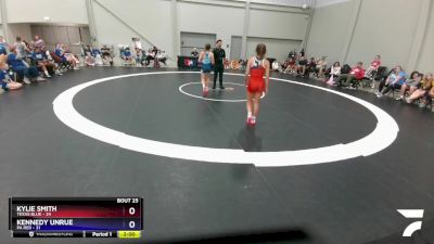 110 lbs Round 5 (10 Team) - Kylie Smith, Texas Blue vs Kennedy Unrue, PA Red