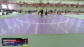 103 lbs Cons. Round 2 - Gabriella Motz, Albion vs Mackenzie Graves, Quincy