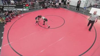 100 lbs Round 1 - Olivia Davalos, Threshold Wrestling Club vs Reyna Geronimo, 951 Wrestling Club