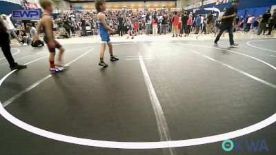 70 lbs Rr Rnd 1 - Tucker Moss, Blanchard Youth Wrestling vs Caden Calhoun, Lions Wrestling Academy