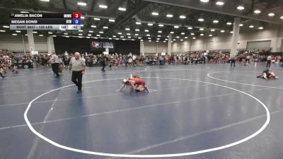 125 lbs Cons. Quarters - Megan Dowd, Best Trained Wrestling vs Amelia Bacon, Mile High Wrestling Club