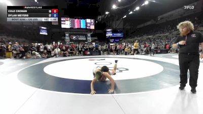 126 lbs Champ. Rd Of 128 - Cole Cronan, CA vs Dylan Meyers, CT