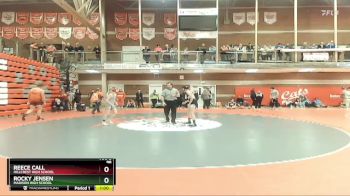 98 lbs 5th Place Match - Rocky Jensen, Madison High School vs Reece Call, Hillcrest High School