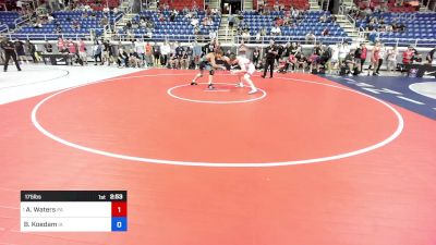 175 lbs Rnd Of 32 - Adam Waters, PA vs Bo Koedam, IA