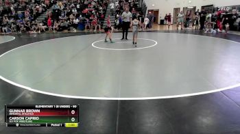 60 lbs Cons. Round 3 - Gunnar Brown, Immortal Athletics vs Carson Caprio, Sly Fox Wrestling