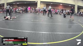 53 lbs Round 1 - Ezekiel Frazier, Cwa vs Rowdy Haney, Soddy Daisy Wrestling