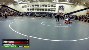 132 lbs Cons. Round 2 - Travis Casper, Normandy High School vs Charlie Meyer, Independence High School