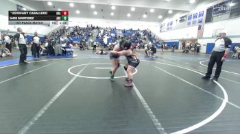 190 lbs 1st Place Match - Estefany Caballero, Orange vs Jade Martinez, Arroyo