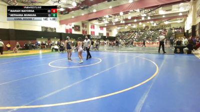 105 lbs Cons. Round 7 - Mariah Mayorga, Eisenhower vs Nethania Munguia, La Quinta/La Quinta