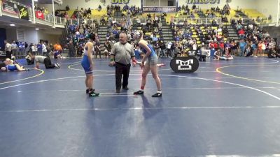 124 lbs Consy 4 - Jayli Mackey, Connellsville vs Hayden Greely, Trinity