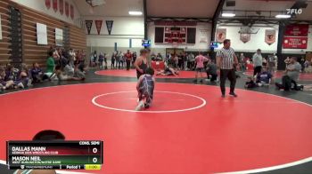 Cons. Semi - Dallas Mann, Keokuk Kids Wrestling Club vs Mason Neil, West Burlington/Notre Dame