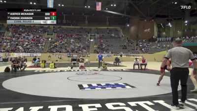 175 lbs Cons. Round 4 - Thorin Johnson, Wayne County vs Justice McKague, Corbin