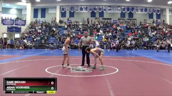 106 lbs Cons. Round 5 - Aidan Voorhees, Dowagiac vs Gabe Brough, Eastwood