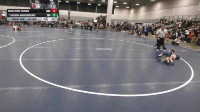 86 lbs Cons. Rd Of 16 - Jaxon Anderberg, Summit Wrestling Academy vs Brayden Jones, Moline Wrestling Club