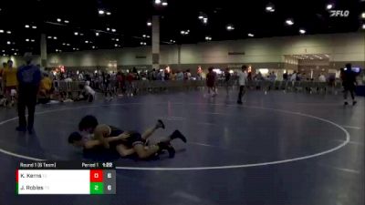 120 lbs Round 1 (6 Team) - Kyle Kerns, Griffin Fang vs Jayden Robles, Westside WC