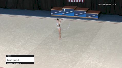 Sarah Mariotti - Hoop - 2021 Rhythmic Elite Qualifier