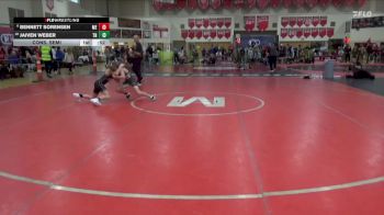 85 lbs Cons. Semi - Jaiven Weber, Team Nazar vs Bennett Sorensen, MN Elite