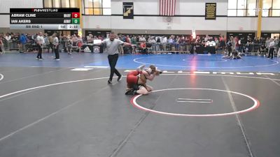 125Red lbs Rr Rnd 1 - Abram Cline, Maryland vs Ian Akers, Army West Point