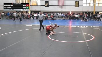 125Red lbs Rr Rnd 1 - Abram Cline, Maryland vs Ian Akers, Army West Point