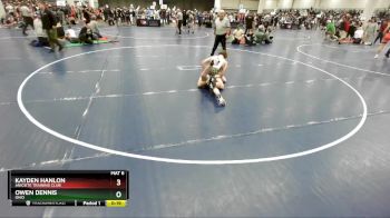 150 lbs Cons. Round 4 - Kayden Hanlon, Aniciete Training Club vs Owen Dennis, Ohio