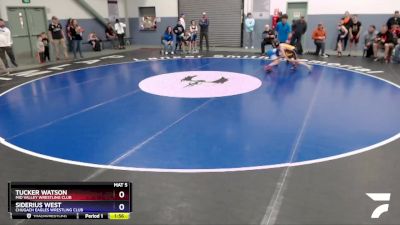 71 lbs Round 1 - Siderius West, Chugach Eagles Wrestling Club vs Tucker Watson, Mid Valley Wrestling Club