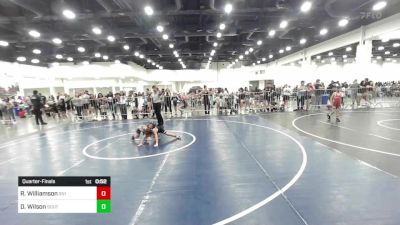 66 lbs Quarterfinal - Ryan Williamson, 951 Wc vs Daniel Wilson, Southwest Stallions WC