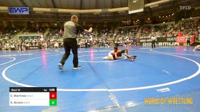 85 lbs Round Of 32 - Emmanuel Elijah Martinez, Nakamura Wrestling vs Kaedrick Brown, American Dream Wrestling Club