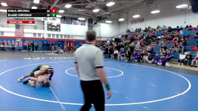 184 lbs Finals (2 Team) - Blaine Chrisman, Mount Union vs Khalil Mitchell, Averett