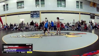 125 lbs 3rd Place Match - Enzo Magallanez, Indiana vs Adrian Haughn, Apache Wrestling Club