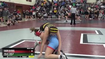 155 lbs Semifinal - Sadie Burke, Vinton-Shellsburg vs Miley Walz, East Buchanan