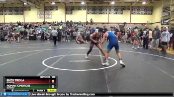 140 lbs Quarterfinal - Roman Cimorosi, Seawolf vs Enzo Triola, Rednose