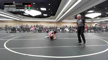 120 lbs Consi Of 64 #1 - Andre Alvarez, Otay Ranch HS vs Drew Mendoza, MAW Wrestling Academy
