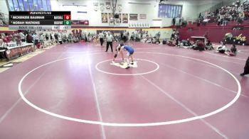 110 lbs 3rd Place Match - McKenzie Bauman, MAYSVILLE vs Norah Watkins, ROCK PORT