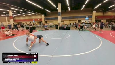 138 lbs Cons. Round 4 - Alex Martinez, All American Wrestling Club vs Jonathan Moss, 806 Elite Wrestling