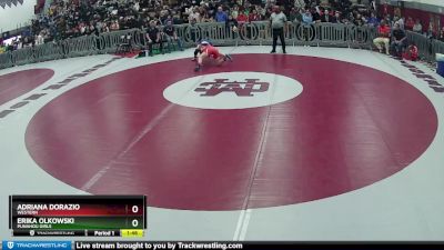 130 lbs Champ. Round 1 - Erika Olkowski, Punahou Girls vs Adriana Dorazio, Western