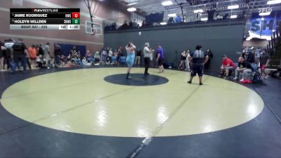 225 lbs Round 4 - Jaime Rodriguez, Hawk Wrestling Club vs Holdyn Willden, 208 Badgers Wrestling Club